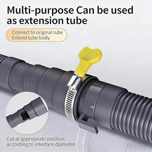 Tuyau d'extension flexible universel en plastique pour lave-linge Jade Hill avec garantie d'un an - Product Image 5