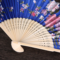 Kipas Lipat Bambu Kerajinan Tangan Gaya Cina Retro Wanita, Teknik Lukis Gaya Jepang, Penjualan Langsung Pabrik DIY