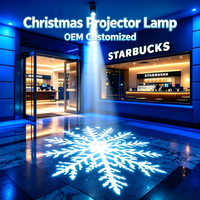 Proyector de Logotipo Personalizado, Lámpara de Proyección de Imágenes Impermeable para Exteriores, para Publicidad, Letreros de Tiendas y Exhibición en Paredes