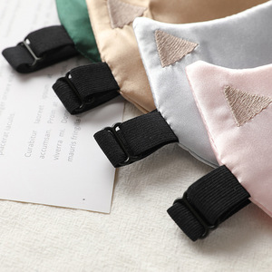 Lindo gato sedoso dormir ojo Máscara ajustable visera cómoda ligera dibujos animados satén ojo cubierta máscara para niña mujer viaje - Product Image 5