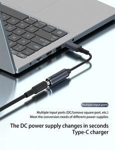 USB Loại C để <span class=keywords><strong>DC</strong></span> chuyển đổi pd65w 100W USB 3.1 để <span class=keywords><strong>DC</strong></span> Power <span class=keywords><strong>adapter</strong></span> cắm chuyển đổi tự động điện tỷ lệ 5V/9V/20V cho máy tính xách tay - Product Image 6