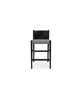 High Quality Luxury Nordic Style Ash Solid Legs <strong>Breakfast</strong> Hotel Cafe Counter <strong>Bar</strong> <strong>Height</strong> <strong>Bar</strong> Stools - Product Image 1