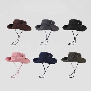 Gorra de Sol de ala ancha Pesca de secado rápido Camping al aire libre <span class=keywords><strong>Senderismo</strong></span> Sombrero Pescador Sombrero de cubo - Product Image 1