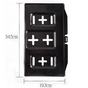 Support de <span class=keywords><strong>batterie</strong></span> universel réglable en métal, 10/19 cm 23 cm 27 cm, support de rangement réglable pour <span class=keywords><strong>batterie</strong></span>, stabilisateur support fixe avec <span class=keywords><strong>plaque</strong></span> inférieure - Product Image 5