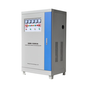 Régulateur de tension automatique triphasé série SBW Super Big Power AVR 150 120 100 50 Kva - Product Image 1