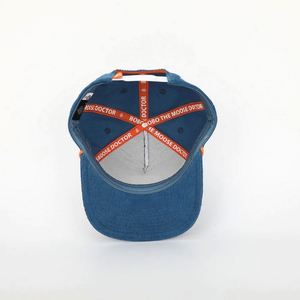 Custom Embroidery Patch Logo Mens High Quality 5 Panel Unstructured Corduroy Rope Snapback Cap <b>Hat</b> - Product Image 6