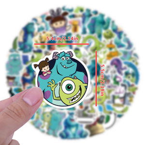 60 autocollants graffiti Monsters Inc, autocollants imperméables DIY pour skateboard, bagages, personnalisés - Product Image 2