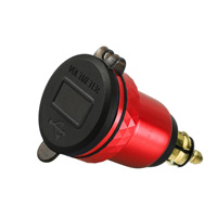 Pengisi Daya USB Ganda 12V 4.2A Adaptor Soket Hella DIN untuk Sepeda Motor Din