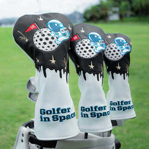Accessoires de golf sur mesure, housse de tête de driver en cuir PU, housse de tête de golf - Product Image 6