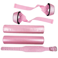 YX Nouveau design Coussin de barre scintillant en cuir et mousse pour squats, fentes, poussées de hanche et barres à paillettes