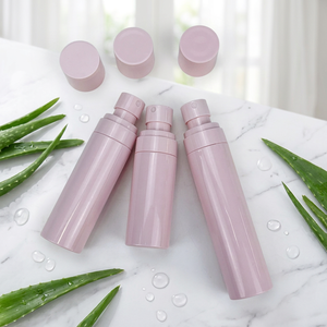ขวดสเปรย์สุญญากาศพลาสติกแบบเติมได้หลายสี พิมพ์โลโก้ตามสั่งสำหรับขายส่ง ขนาด 100 มล. สำหรับบรรจุโลชั่นและเครื่องสำอาง - Product Image 4