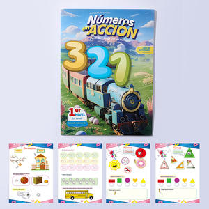 Serie carina spagnolo Gradditi libro da colorare per bambini disegno educativo per bambini - Product Image 5