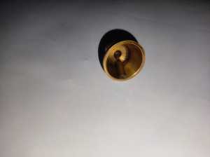 Campana colgante para decoración de templo, minicampana antigua de latón artesanal para Mandir, personalizada para el hogar - Product Image 4