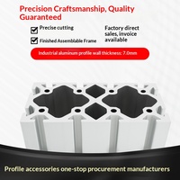 Profilé en aluminium à rainure en T de qualité industrielle norme européenne 80160 pour machine CNC et équipement d'automatisation industrielle