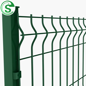 Galvanized Blending Fencing Steel <strong>Garden</strong> Barricade Metal Fence Wire <strong>Mesh</strong> 3D for Outdoor Triangle <strong>Gardens</strong> Fence - Product Image 1