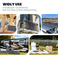 Station d'alimentation solaire KWAFOO CB200W, kit portable compact, panneau de charge solaire 360W, chargeur solaire 250W 300W 200W 400W pliable 23.5%