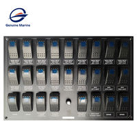 Panneau de distribution d'alimentation avec disjoncteur personnalisé AC/DC 12V-220V, panneau de commande principal multifonctionnel pour yacht