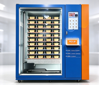 Distributeur automatique de boîtes à lunch commerciales avec stockage et récupération par le client