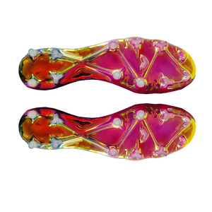 HT-9K0050 Suela de Fútbol de TPU con Buen Diseño, Electrochapada con Efecto Arcoíris, Antideslizante, Ligera, Duradera, Brillante y con Color Personalizable - Product Image 2