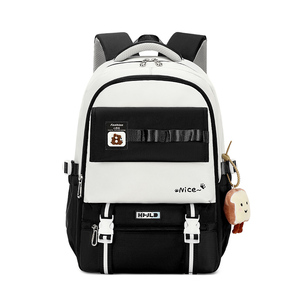 Custom Logo Nylon College Student New Designer Waterproof <strong>Cheap</strong> Fashion Cool Travel Student School Laptop <strong>Backpack</strong> for Teens - Product Image 2