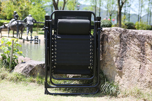 Chaise longue pliante portable, durable, imperméable, pour le camping en plein air, chaise longue zéro gravité, chaise de <span class=keywords><strong>plage</strong></span>, piscine, cour - Product Image 6