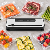 Machine de mise sous vide alimentaire domestique haute puissance 60Kpa, aspiration puissante, système de conservation et d'emballage automatique par évacuation d'air