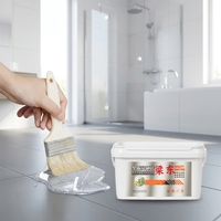 Cat Pelapis Lantai Polyurea Morandi Anti Slip Self Leveling High Gloss Warna Granit Industri untuk Lantai Beton