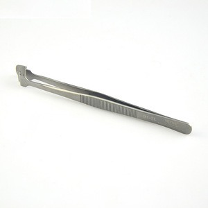 Pinzas para Obleas de Silicio Vetus 91-3L, Forma de Codo, No Magnéticas, de Acero Inoxidable, para Manipulación de Chips - Product Image 1