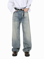 Herren-Jeans mit Bienenzucht-Taschen, Denim-Hose mit Bienenstock-Details, lockere Passform, Imkerhose, Großhandel