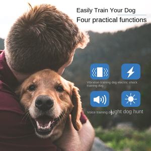 नया बुद्धिमान रिमोट कंट्रोल कुत्ता प्रशिक्षण कॉलर इलेक्ट्रिक शॉक बैकिंग बंद ध्वनि कंपन प्रकाश सुविधाएँ एब्स सामग्री मॉडल - Product Image 4