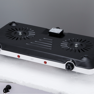 Vente directe d'usine, <span class=keywords><strong>cuisinière</strong></span> électrique portable <span class=keywords><strong>en</strong></span> céramique à deux plaques de 900 W, plaque de cuisson électrique domestique avec garantie de 2 ans - Product Image 4