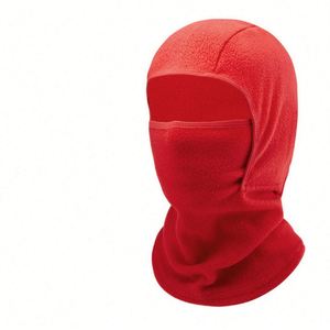 Vente en gros : Bonnet d'hiver en polaire, cagoule, masque facial, cache-cou coupe-vent pour activités de plein air, masque de ski intégral - Product Image 6