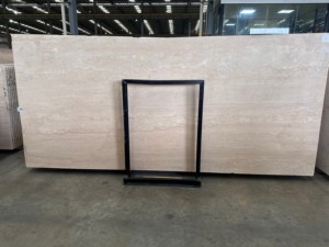 Loseta de Travertino UnionStone Navona Ivory, Italia, Moderna, Pulida, Impermeable, Ecológica, para Pisos y Paredes de Dormitorios y Baños, 1 Año de Garantía - Product Image 3