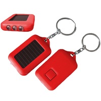 Chargeur solaire portable, porte-clés, mini lampe torche LED, étanche IP44, rechargeable par USB, lumière du jour 6000K, 35-100 lumens, extérieur