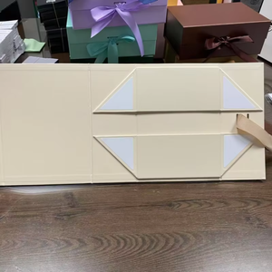 Wholesale Stock Luxury Magnetic Gift Box Custom Christmas Paper <b>Packaging</b> Rigid Folding Box - Product Image 2