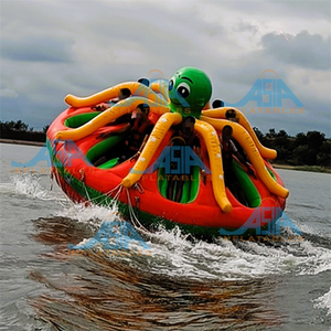 Bote Inflable Giratorio Disco UFO Volador Remolcable para Agua, Tubo Inflable Giratorio Disco, Tumbona Giratoria <span class=keywords><strong>Galaxy</strong></span> Twister - Product Image 6