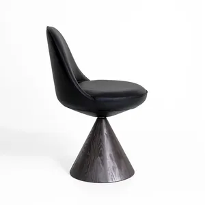 <span class=keywords><strong>Chaise</strong></span> <span class=keywords><strong>de</strong></span> salle à manger ergonomique convertible <span class=keywords><strong>scandinave</strong></span> contemporaine, écologique, base pivotante à 360°, siège en tissu doux, pieds en bois massif - Product Image 5