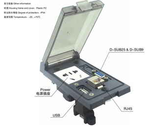 Prise murale standard européenne SVL-ESP IP54 16A, prise de courant européenne - Product Image 6