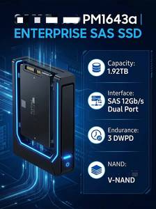 PM893 7.68TB SATA Server Ssd MZ7L37T6HBLA 6Gb/s V6 2.5" 7mm 1DWPD SED SSD Disque SSD - Product Image 6