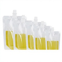 Sac de transport d'eau pliable 1 gallon, poche à bec verseur de qualité alimentaire 5L 10L pour camping, randonnée, extérieur, logo personnalisé