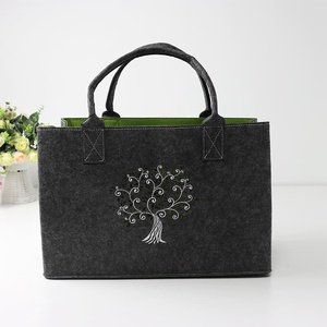 Op maat gemaakte logo tas, zakelijke gevoerde promotietas, milieuvriendelijke groothandel gevoerde tote bags, handtas voor reizen en winkelen - Product Image 1