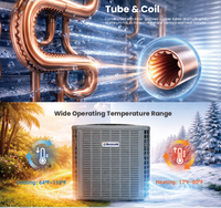 Unité intérieure ChillAire 24V R32 14.3 SEER2 à refoulement supérieur avec serpentin A pour climatiseur de type Air Handler, pour les États-Unis