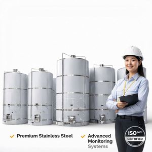 ถังหมักไวน์ เครื่องดื่ม ไซเดอร์ น้ำส้มสายชูแอปเปิ้ล รุ่น Ace 2000L 3000L 5000L 10000L สำหรับขาย - Product Image 4