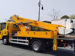 Nacelle élévatrice télescopique isolée de 18m, 24m, 26m pour travaux aériens, spéciale travaux publics, à vendre - Product Image 4
