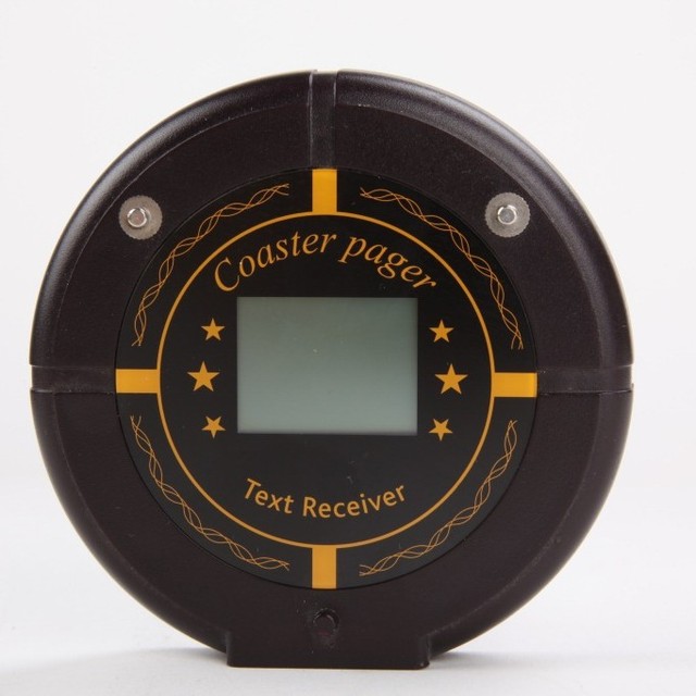 GP2011CP Disc POCSAG Paging Coaster Pager LCD pager Charging