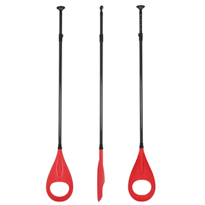 Palette <span class=keywords><strong>gonflable</strong></span> en carbone rouge à lame en plastique avec trou central - Product Image 1