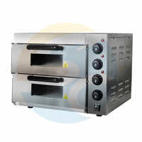 Four à pizza électrique à double couche commerciale professionnelle nouvelle machine intégrée pour la cuisson 220V pour le maïs et les fruits à vendre