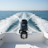 Moteur hors-bord à injection électronique 4 temps 60 CV Huangjie, best-seller, avec hélice marine