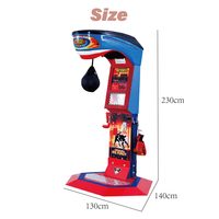 Machine de jeu de boxe électronique à pièces d'intérieur machine de jeu d'arcade de boxe en gros