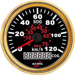 Velocímetro GPS Analógico de 120 km/h y 85 mm para Yates, Barcos, Autocaravanas y Conversiones de Automóviles - Instrumento de Medición de Velocidad - Product Image 2